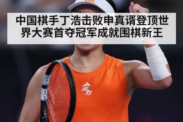 中国棋手丁浩击败申真谞登顶世界大赛首夺冠军成就围棋新王